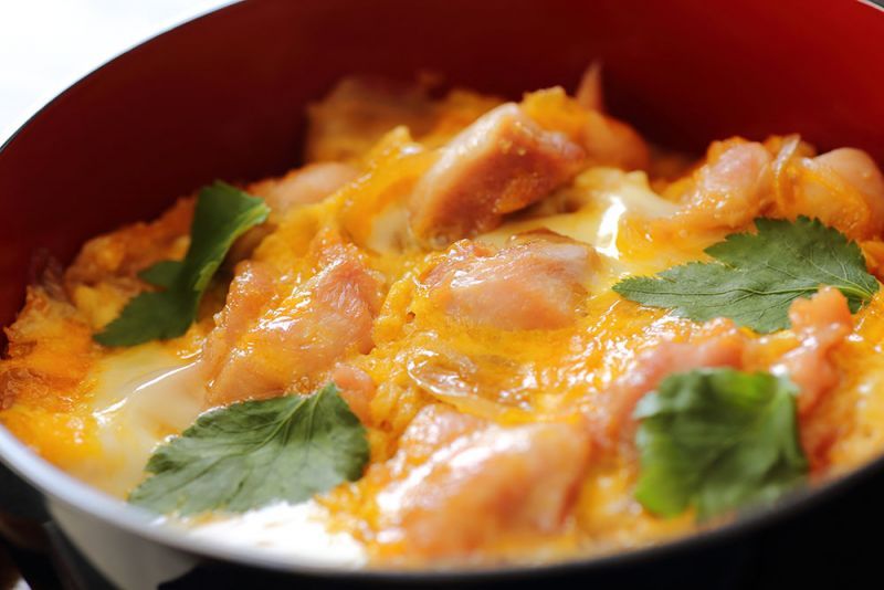 cơm gà xào trứng Oyakodon